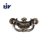 hjy retro zinc alloy pull cabinet handle antique drawer cupboard d oor pull handles chinese furniture hardware vintage c22050