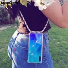 Кросс-боди ремешок мягкий чехол для Huawei P30 P20 Lite P40 Mate 30 20 Pro Nova 5T P Smart Plus Y9 2019 INS популярный веревочный чехол