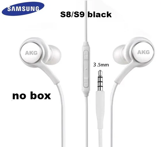 Наушники samsung AKG EO IG955, 3,5 мм/type c, наушники-вкладыши с микрофоном, проводная гарнитура для смартфонов samsung Galaxy note10 S10 S9 S8 S7 S6 huawei - Цвет: S8 white no box