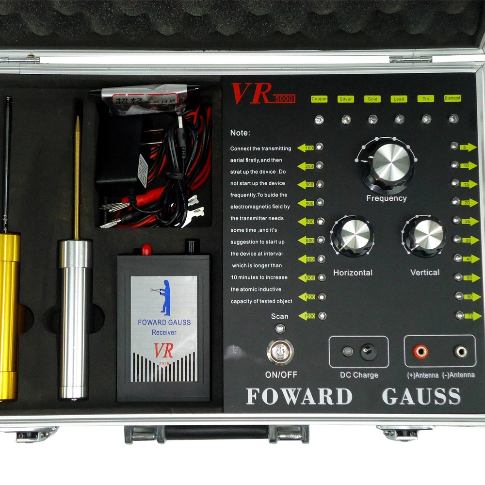 

70M and 1500M Long Range Gold Silver Copper Lead Tin Diamond Metal Detector NEW VR5000 Good Partner for Treasure Hunter