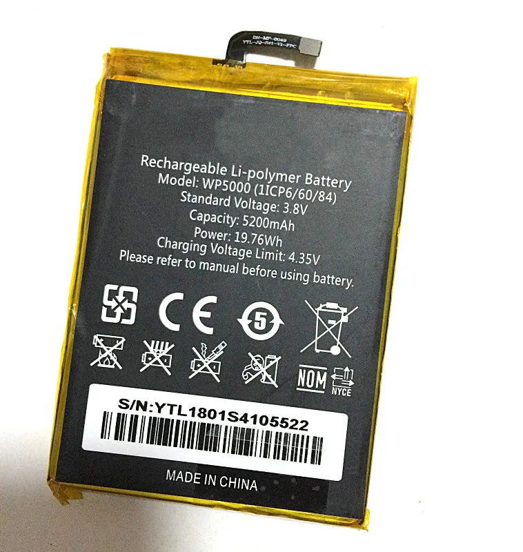 Westrock 5200mAh аккумулятор для смартфона Oukitel WP5000|Аккумуляторы мобильных телефонов| |