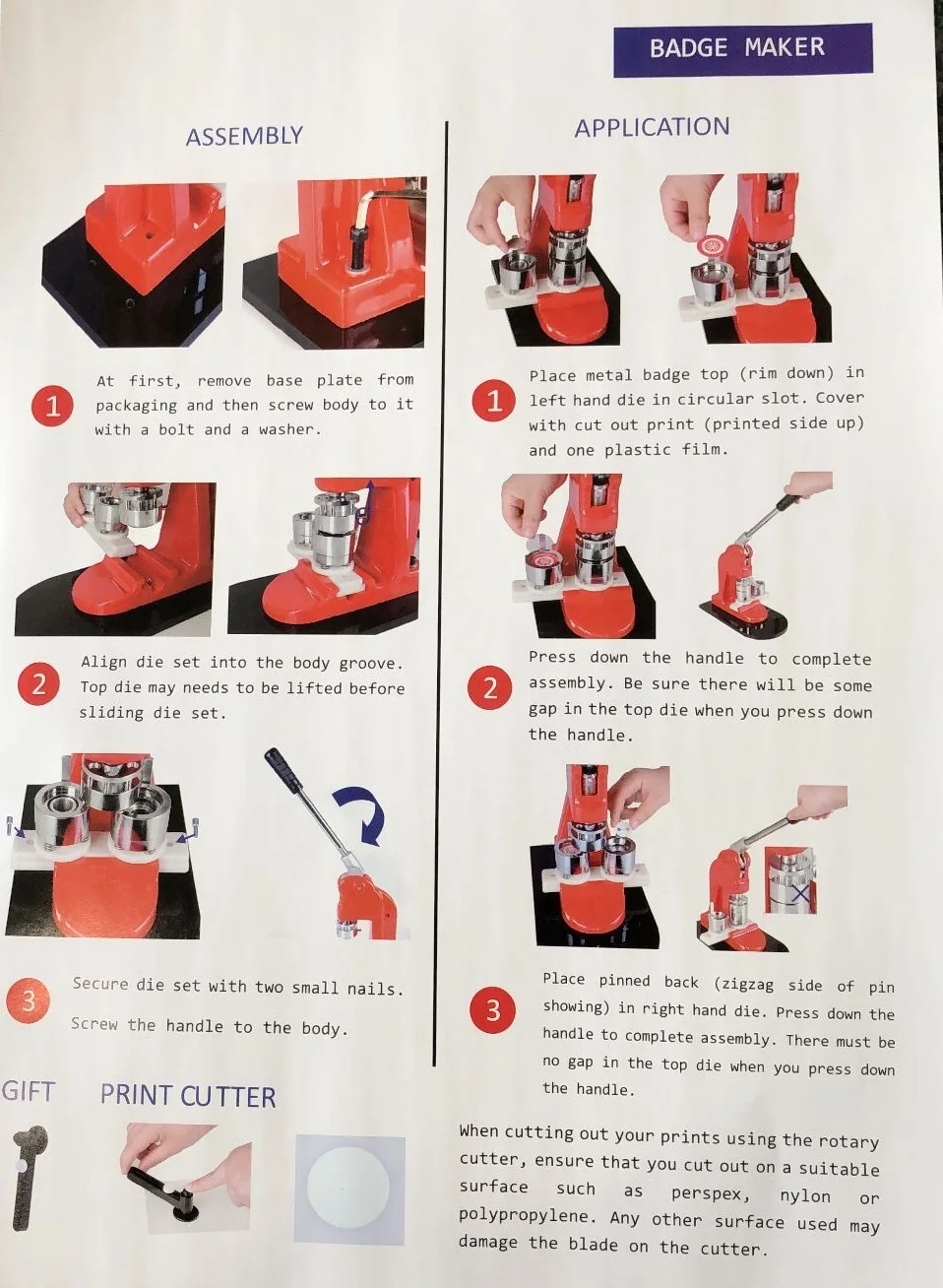 Машина для изготовления значков кнопок + форма 32 мм значок сырье 500 шт. 1 акриловый