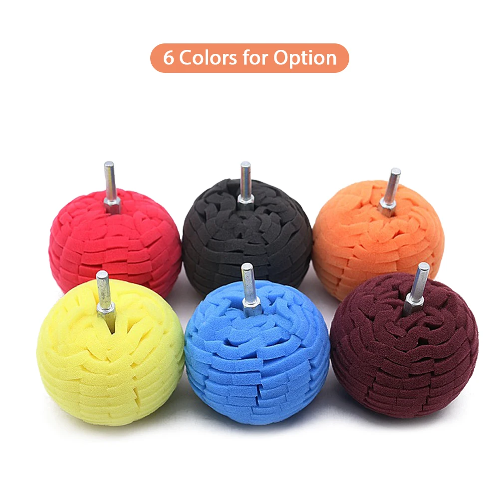 Полировочный абразивный шар 3 дюйма Диаметр шлифовального колеса с хвостовиком
