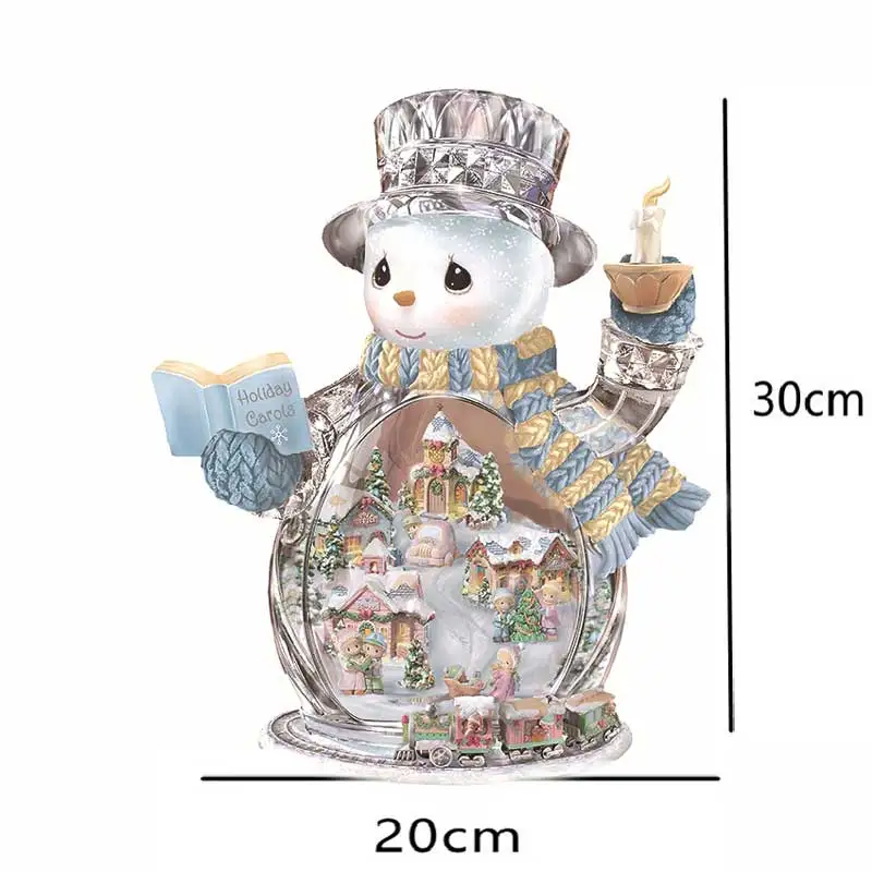 Новый год 2022 Рождественский Декор для дома Санта-Клаус Ангел ПВХ наклейка 20x30 см