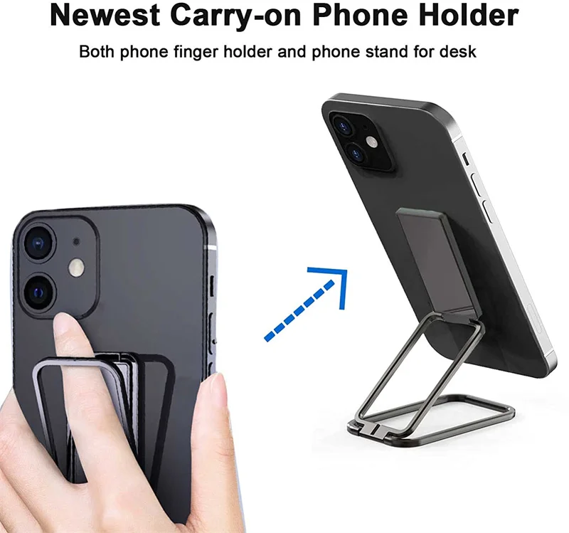 universal foldable desk phone holder for iphone 12 11 pro samsung huawei xiaomi metal finger ring kickstand tablet desktop stand free global shipping