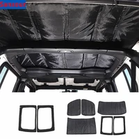 sansour for jeep wrangler jl 2018 car window roof heat insulation cotton pad kit accessories for jeep wrangler jl 2018 2019