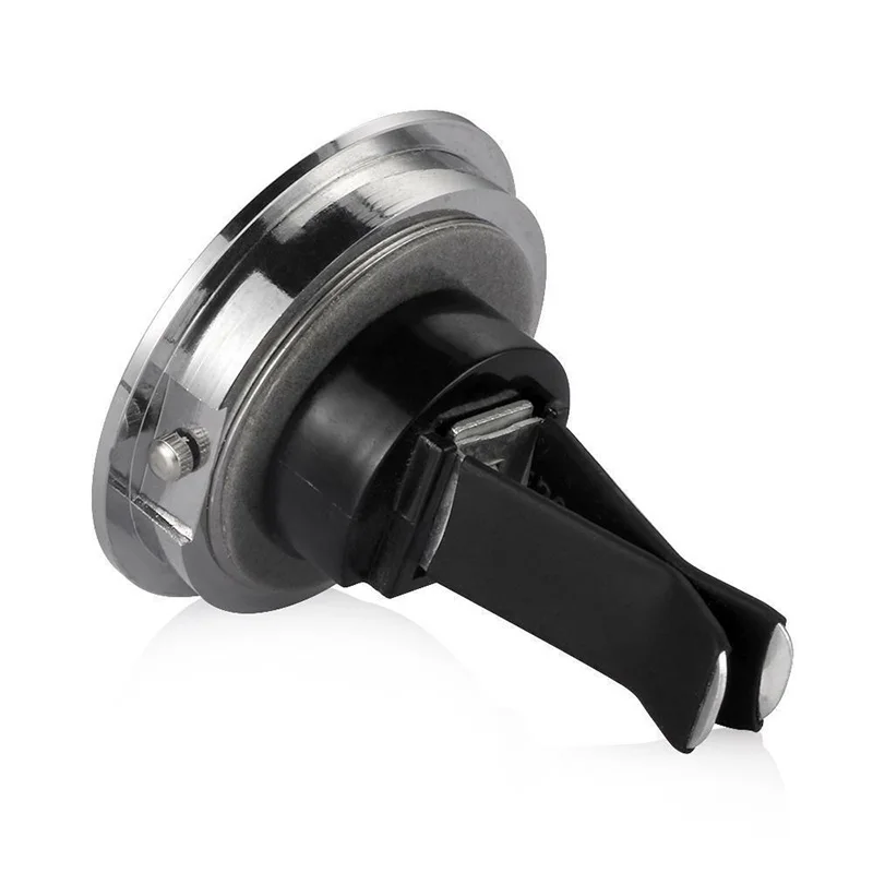 1 шт. автомобильные часы Авто вентиляционное отверстие кварцевый хром металл с