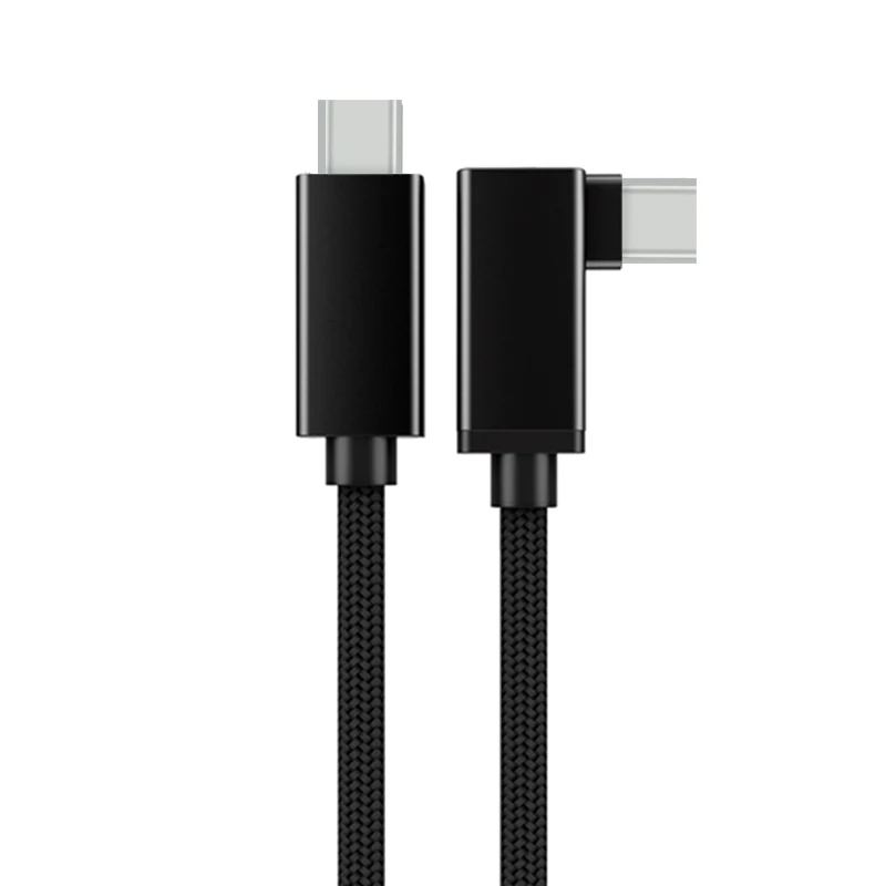 Тип с разъемами типа c и кабель для передачи данных PD100W 5A быстрой зарядки угол
