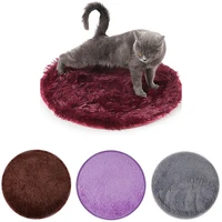 soft warm pet cat bed comfortable round practical pet nest dog cat washable kennel easy to clean dog bed warm house for pet