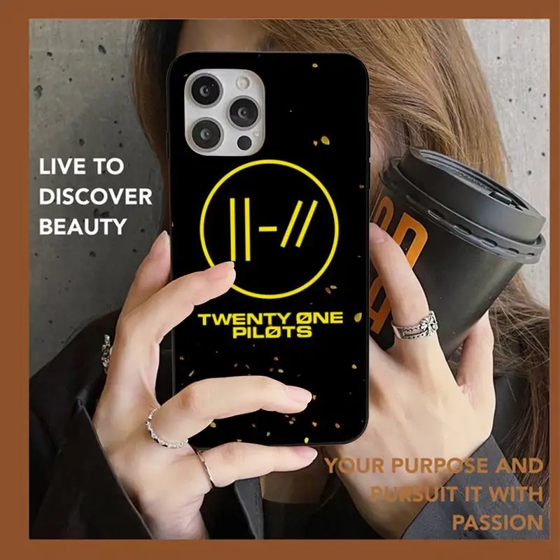 Twenty one pilots Phone Case For iPhone 13 11 8 7 6 6S Plus X XS MAX 5 5S SE 2020 XR 11 pro DIY Funda images - 6