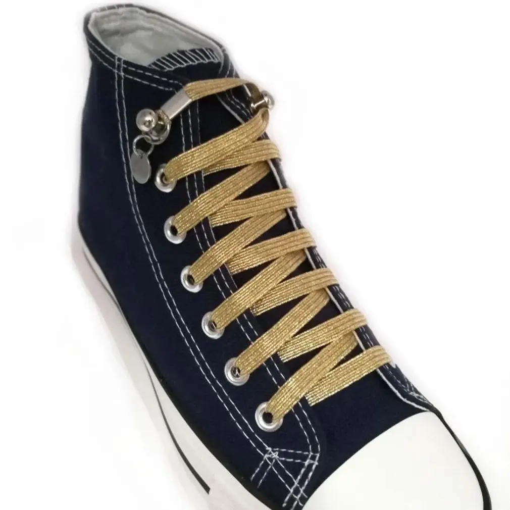 Эластичные шнурки карамельных цветов без завязывания с застежкой для детей и