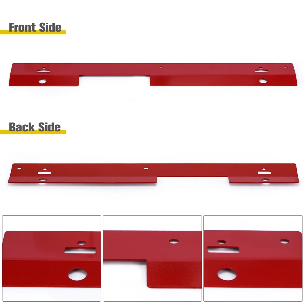 Черно-красные алюминиевые автомобильные аксессуары кожух радиатора для 02-07 Subaru