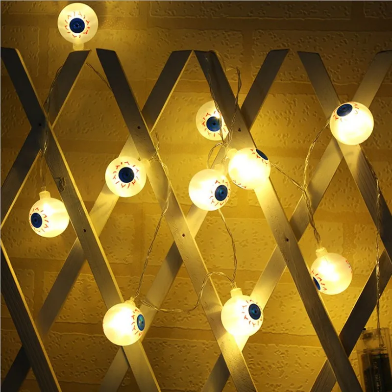 Светодиодная светящаяся гирлянда на Хэллоуин с питанием от USB