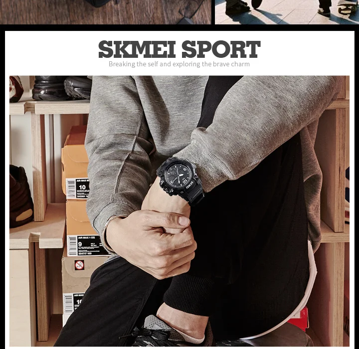 SKMEI Relogio Masculino Мужские кварцевые цифровые часы 2 времени военные армейские спортивные часы водонепроницаемые часы с календарем и хронографом наручные часы