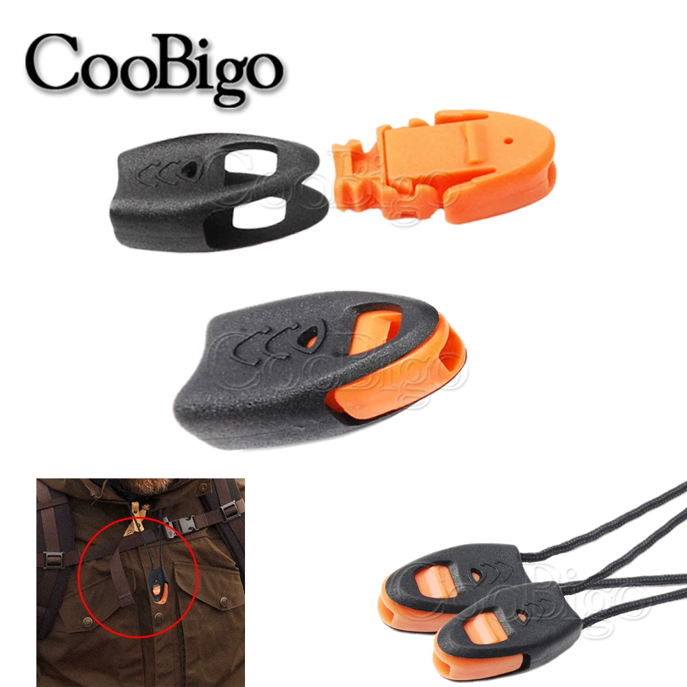 Свисток для экстренного выживания оранжевое на молнии 5 шт.|Безопасность и