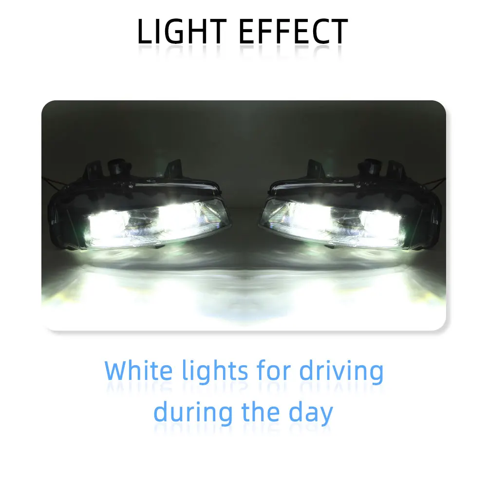 Противотуманные фары светодиодные ДХО для Land Rover Range Evoque 2011-2015