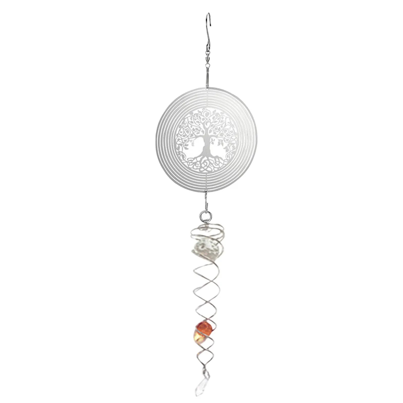 

Замечательный 3D дизайн, украшение для сада, висячее украшение для патио из нержавеющей стали с эффектом сверкающего ветра, украшение для са...