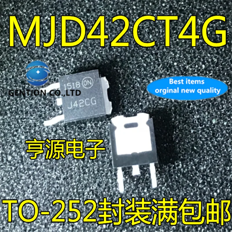 

50 шт. MJD42CT4G J42CG J42C в 252 В наличии 100% новый и оригинальный