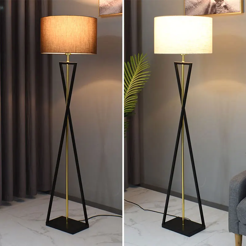 

European modern wrought iron decoration floor lamp living room bedroom study creative floor lamp home bedside lamp floor lamp