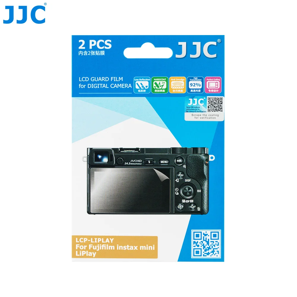 JJC 2 шт. HD PET пленка защита для экрана камеры дисплей крышка ЖК экран Защита FUJIFILM
