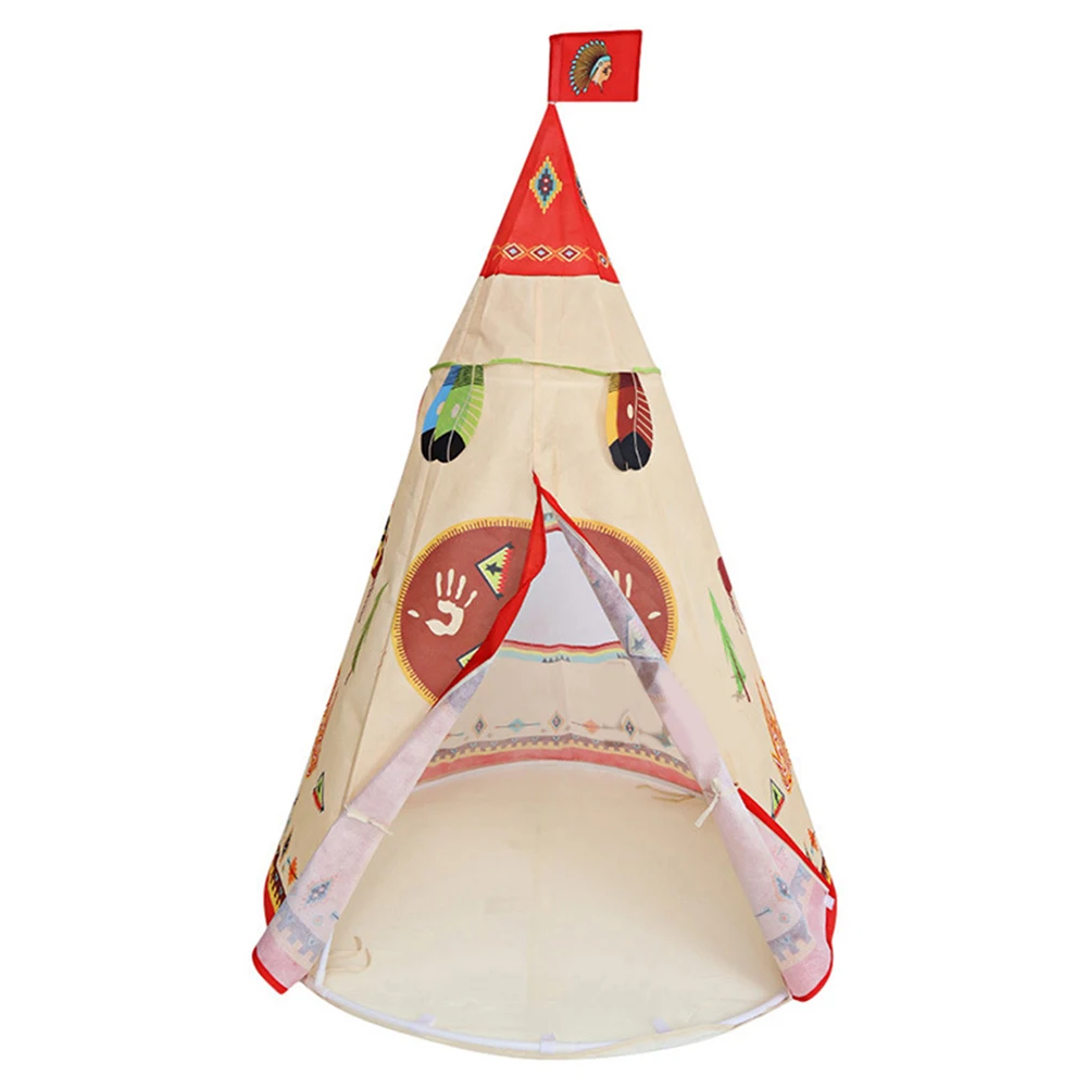 

Folding Children's Tent House Play Camping House Children's Castle Play House Anti-indoor Outdoor Anti-ultraviolet Mobile Bed