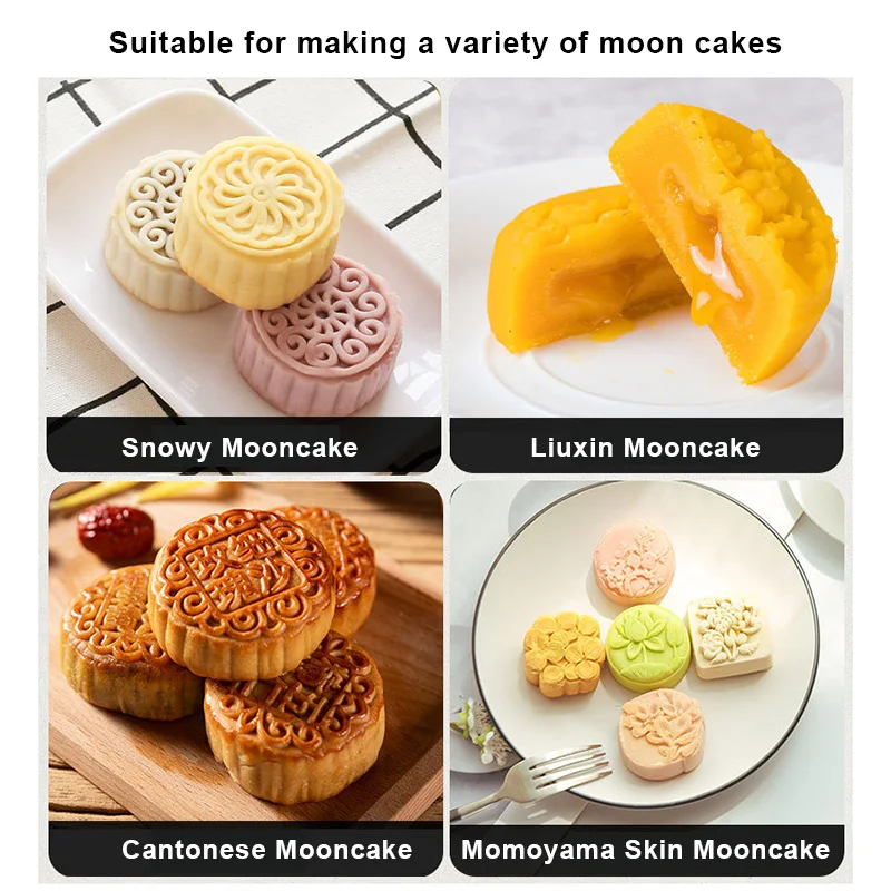 

Non-stick Silicone Fondant Cake Moon Cake Mold Chocolate Muffin Cake for Home Kitchen B99