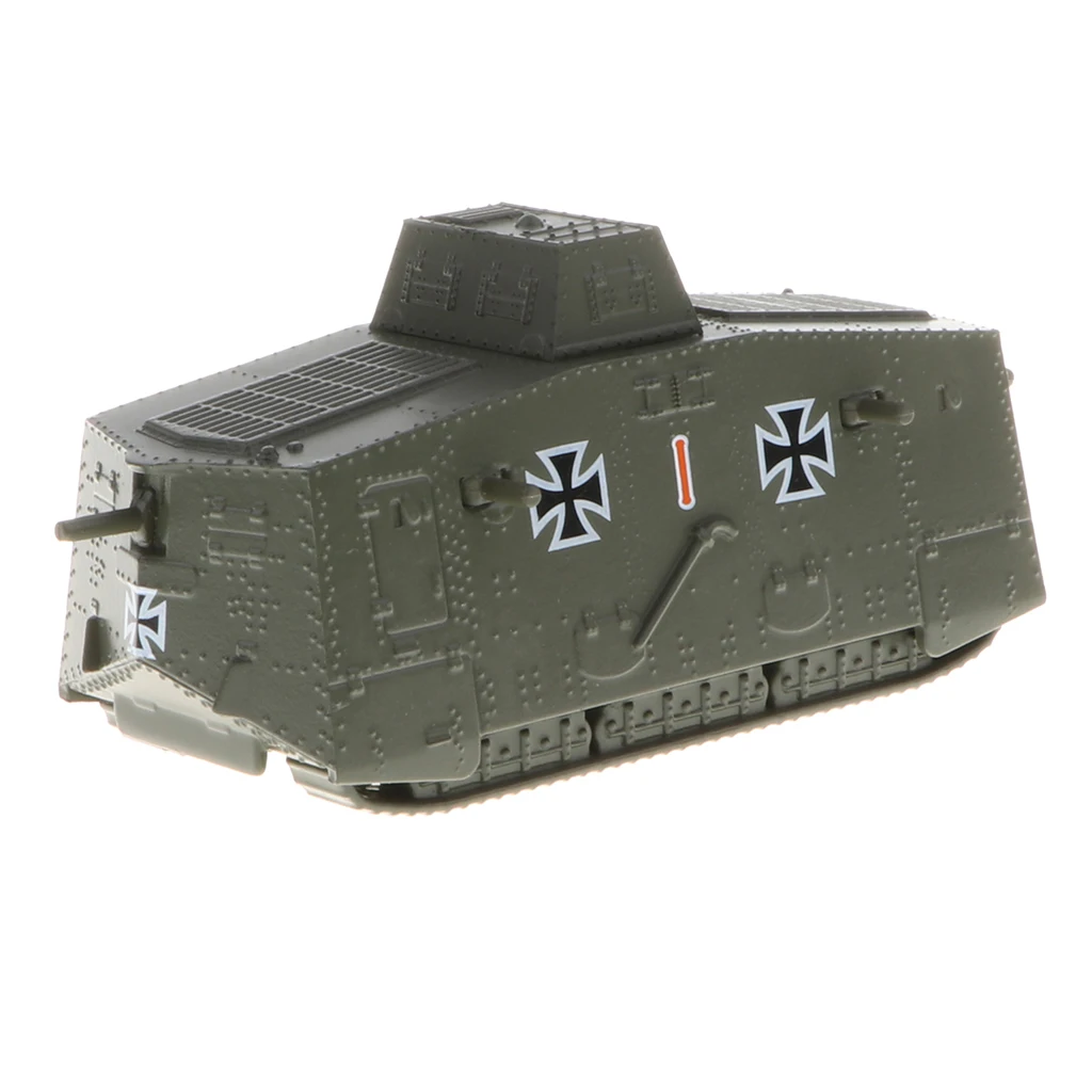 2pcs 1/100 WWI немецкий A7V Panzer Tank и Британия MK.IV женская модель танка игрушка| |