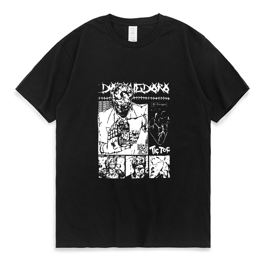 

Funny Dorohedoro El Corazon T-shirt Men Women Novelty T Shirt Short Sleeve Anime Shin Tees Shirt Unique Black O-Neck Tshirts New