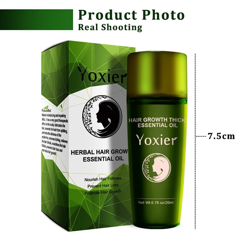 Yoxier для роста волос, анти-офф, эфирное масло, ремонт, повреждение, скорость волос, способствует росту волос, питает густые корни, восстанавливает сухие волосы