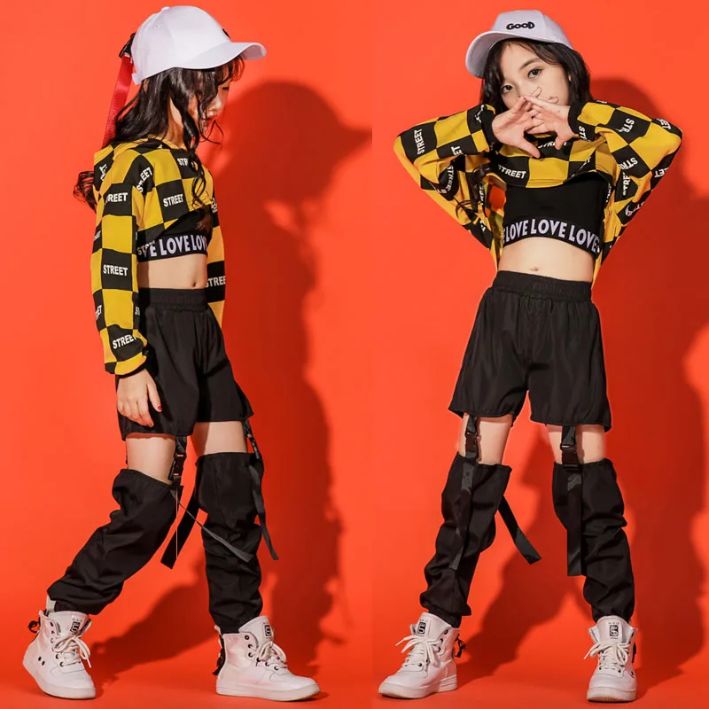 Детская одежда в стиле хип-хоп повседневные наряды толстовка топы и брюки для