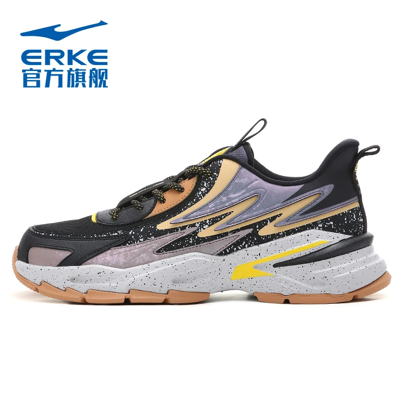 

Erke men's running shoes fall 2020 new Guofeng shock absorption and wear resistant running shoes