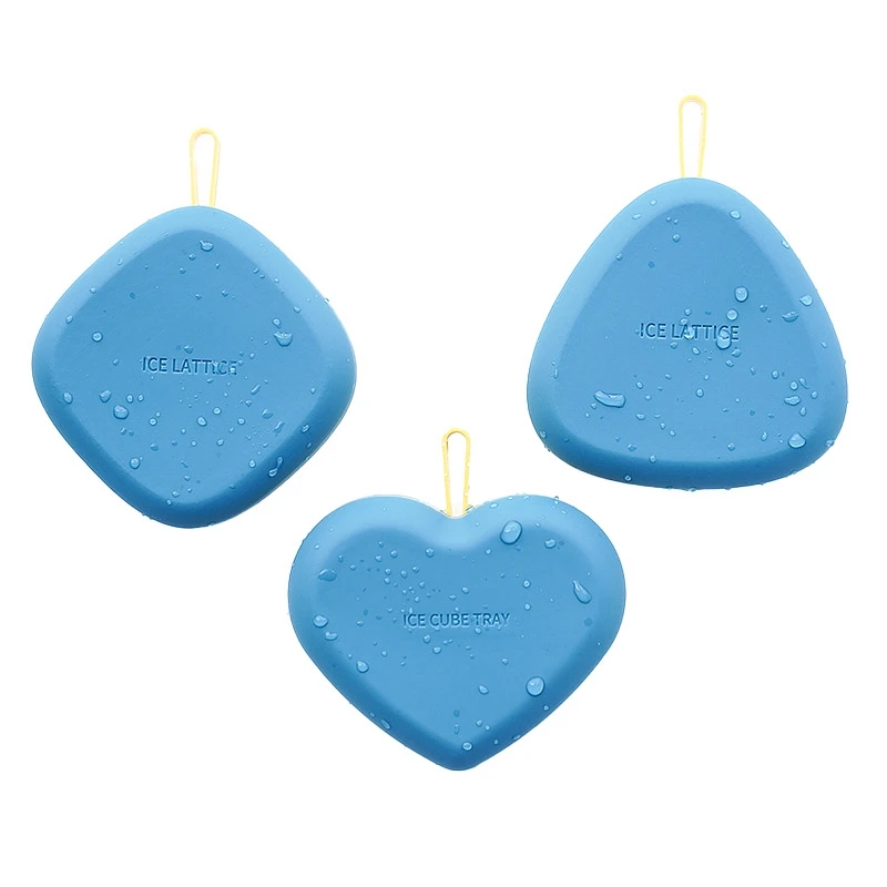 

Силиконовая решетка для льда в скандинавском стиле, набор из 3 предметов, форма для фруктового льда, мини-геометрическая решетка для льда