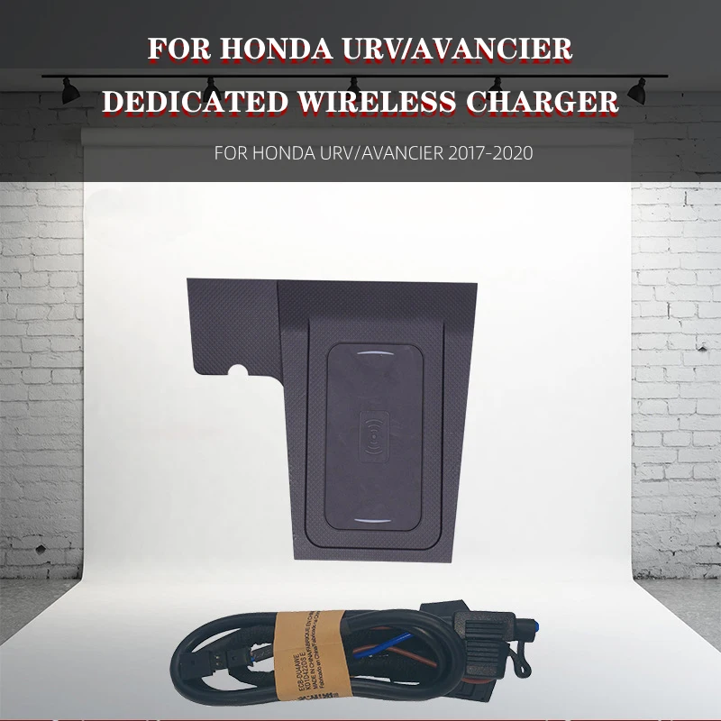 

Car Wireless Charger For Honda URV/Avancier 2017-2020 Mobile Phone QI Wireless Car Charger For iPhone Fast Charge Plate
