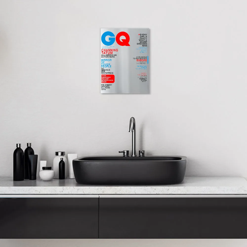 Современный Прямоугольник GQ Обложка для журналов настенные Декорации стен и