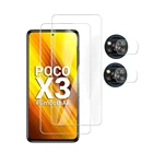 Защитная пленка для объектива камеры Xiaomi Poco X3 NFC  X3 Pro  X3 GT 5G, закаленное стекло