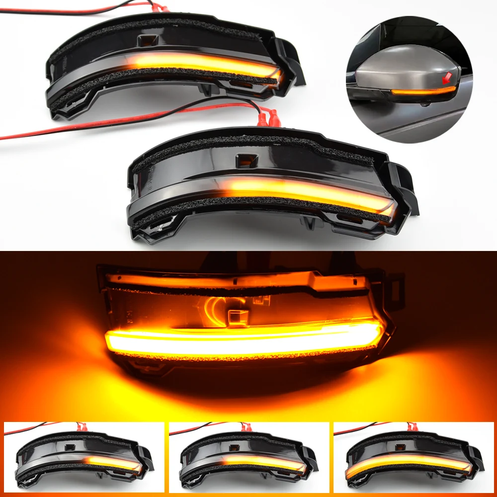 

LED Turn Signal Light Indicator Side Mirror Dynamic Blinker For Land Rover Range Rover Evoque Discovery Sport 2014-2018 Velar