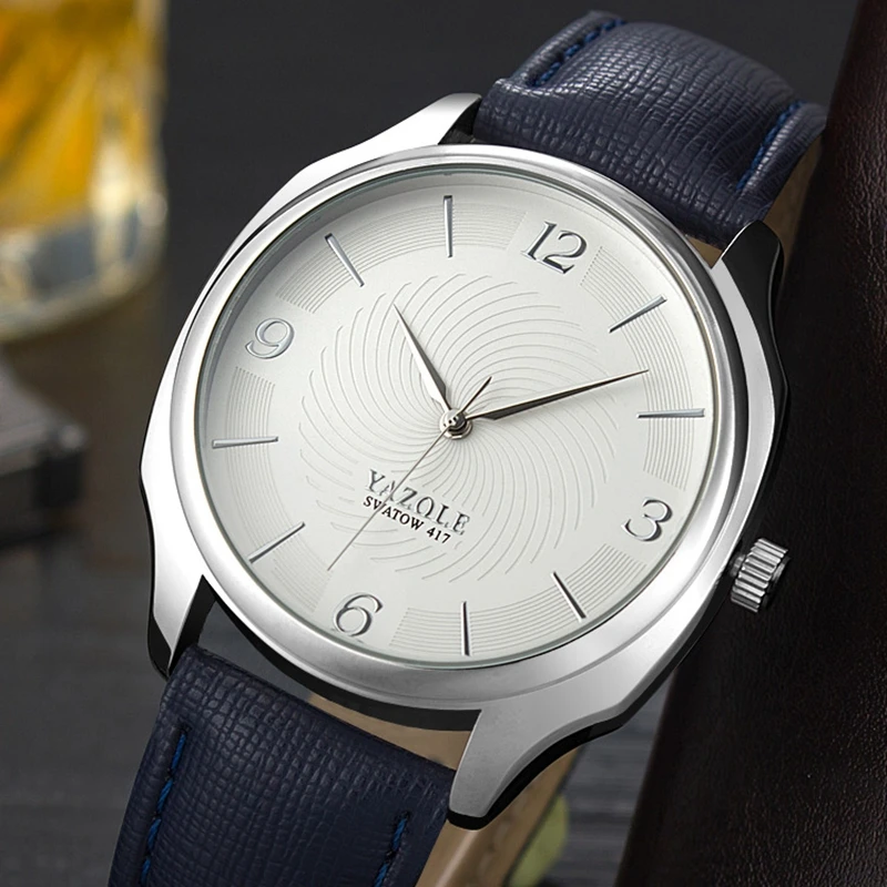YAZOLE 417 Фирменные простые модные повседневные водонепроницаемые мужские часы