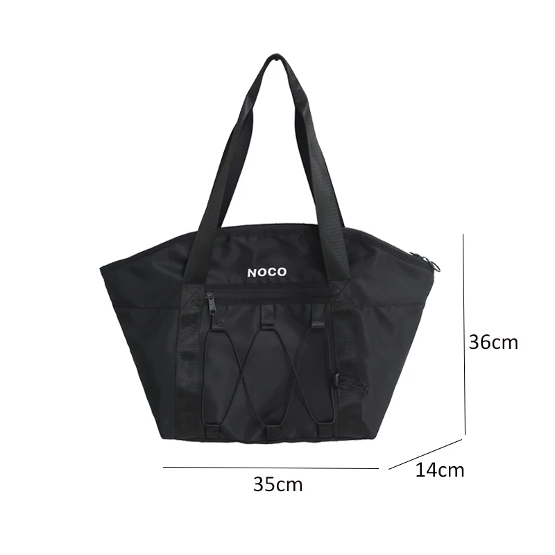 Pure Color Sports Travel Bag Women Large Capacity Portable Light Men's Bag Fitness Bag Women's Collection