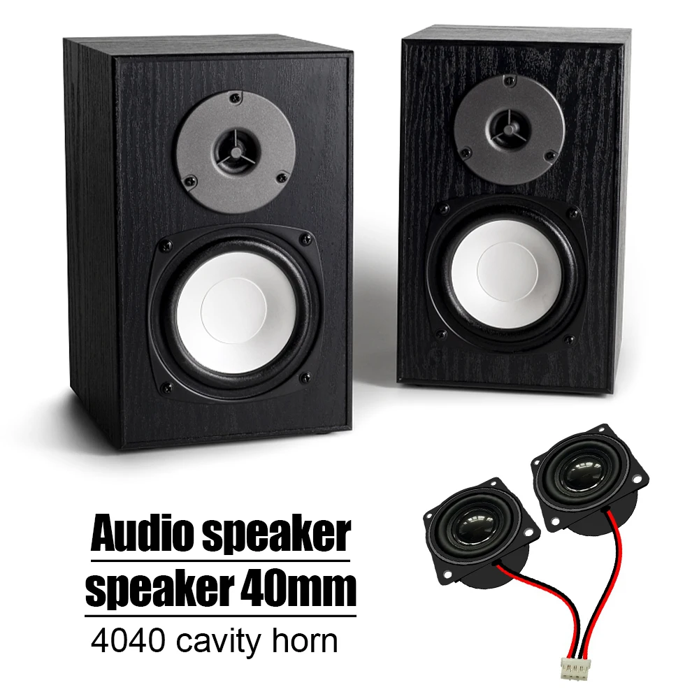 

Полнодиапазонный динамик с монтажным отверстием, 2 шт., 3 Вт, 4 Ом, 40 мм, полость сабвуфера, динамик, усилитель для мультимедийной рекламной маш...