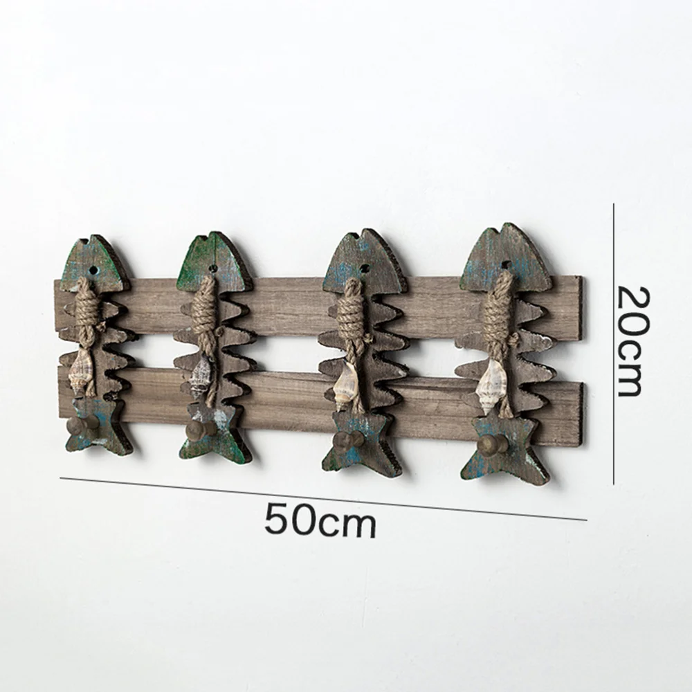 Деревянная доска в средиземноморском стиле настенный крючок для декора стен