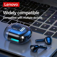 lenovo lp12 earphone bluetooth 5 0 wireless headset waterproof sport earbud with mic hifi stereo touch control headphones