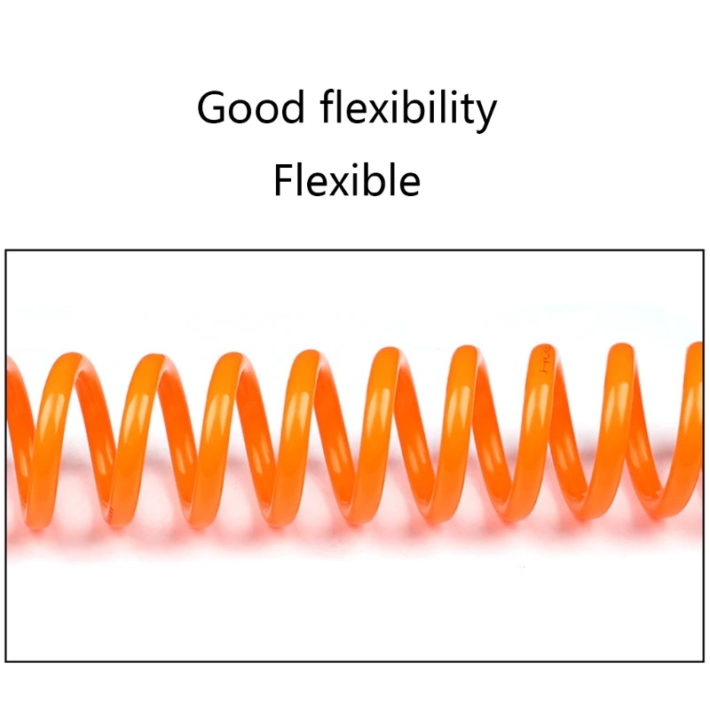 

Recoil Air Hose - Lightweight Non-Marring Extreme Cold Flexible Self-Storing Ideal for Home/ Shop or Industry Orange