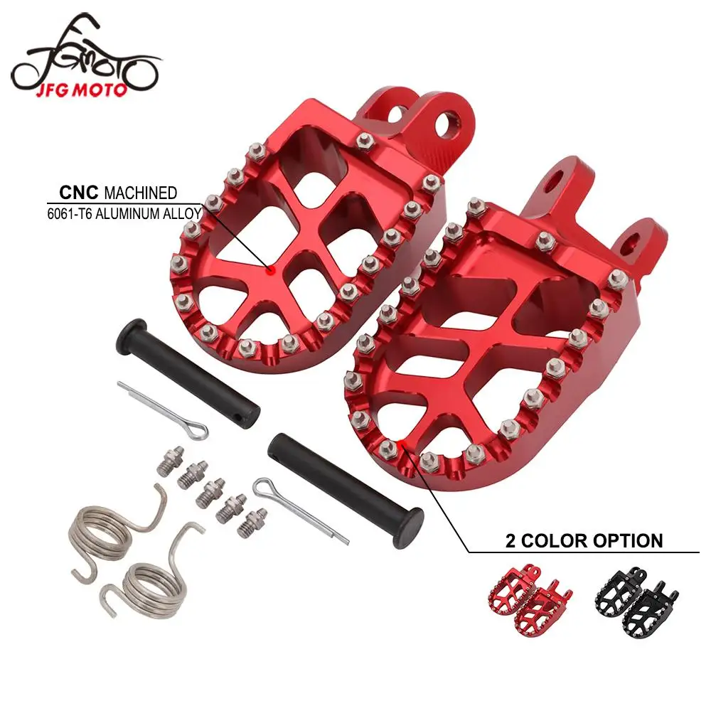 

For HONDA CR80R CR85R CRM250 XR250R XR400R XR600R XR650L XR650R CRF230L CRF1000L DTC Motorcycle CNC Foot Pegs Pedals Foot Rests