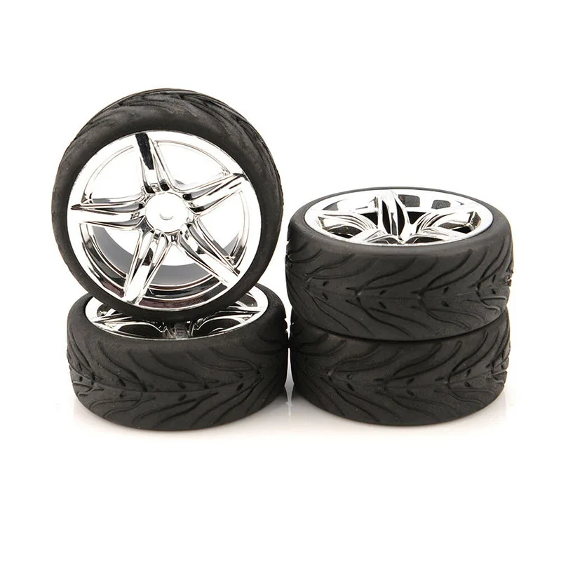 

4 шт. 1/10 колесные диски модели 12 мм Hex Fit 1:10 RC On-Road Flat Drift Car