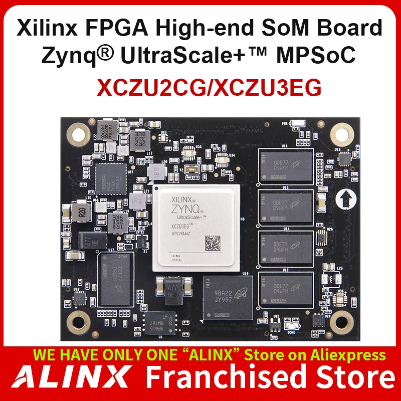 Звуковая система ALINX SoM ACU2CG ACU3EG: Xilinx Zynq UltraScale + MPSOC AI XCZU3EG ZU2CG System на модуле |