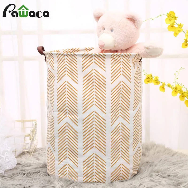 Контейнер для хранения большие кубики ткань Органайзер складывающийся