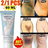 21pcs 60ml effective natural whitening cream whitening milk skin care products body dark skin armpit knee lightening bikini
