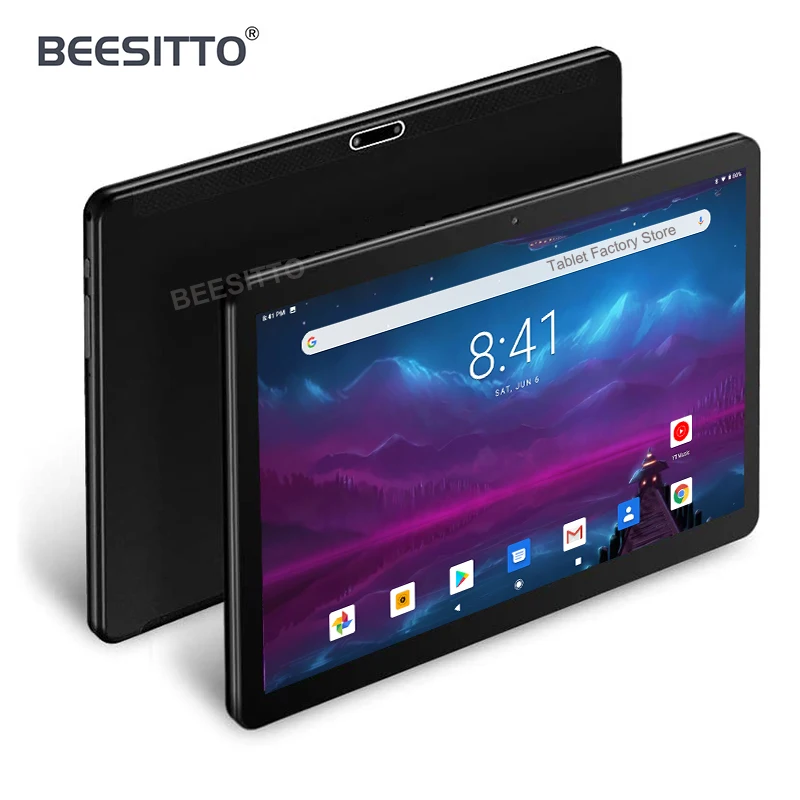 10-дюймовый планшет с четырёхъядерным процессором 3G ОЗУ 2 Гб ПЗУ 32 ГБ Android 9 0 |