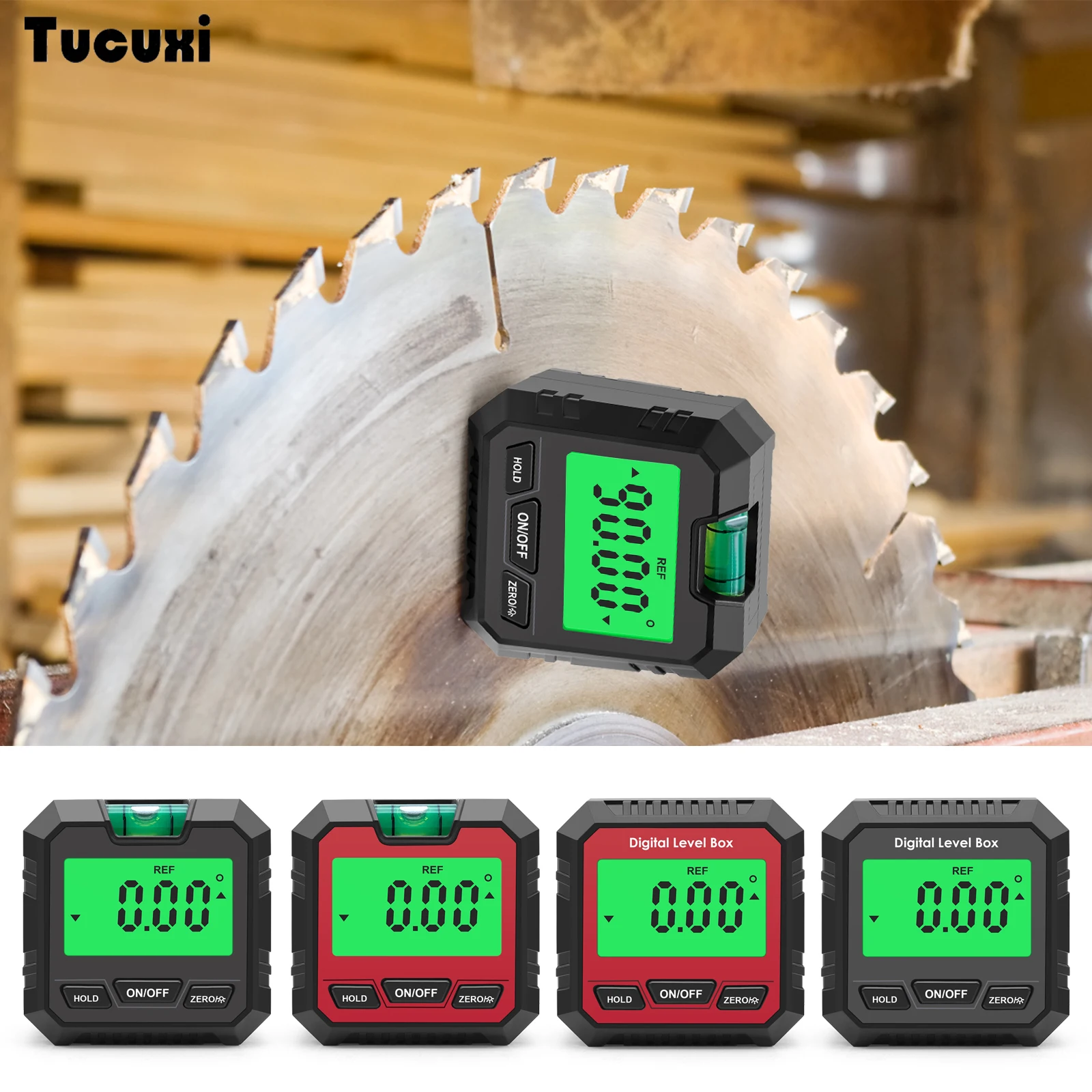 4*90° Digital Level Protractor Inclinometer Magnetic Base Angle Gauge with Backlights Tester Measuring Tools New | Инструменты