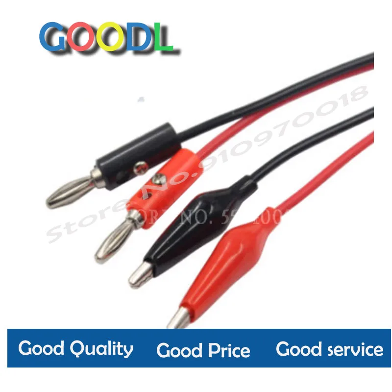 Мультиметр с красной и черной линией 4 мм зажимом типа крокодил 1 м двойным